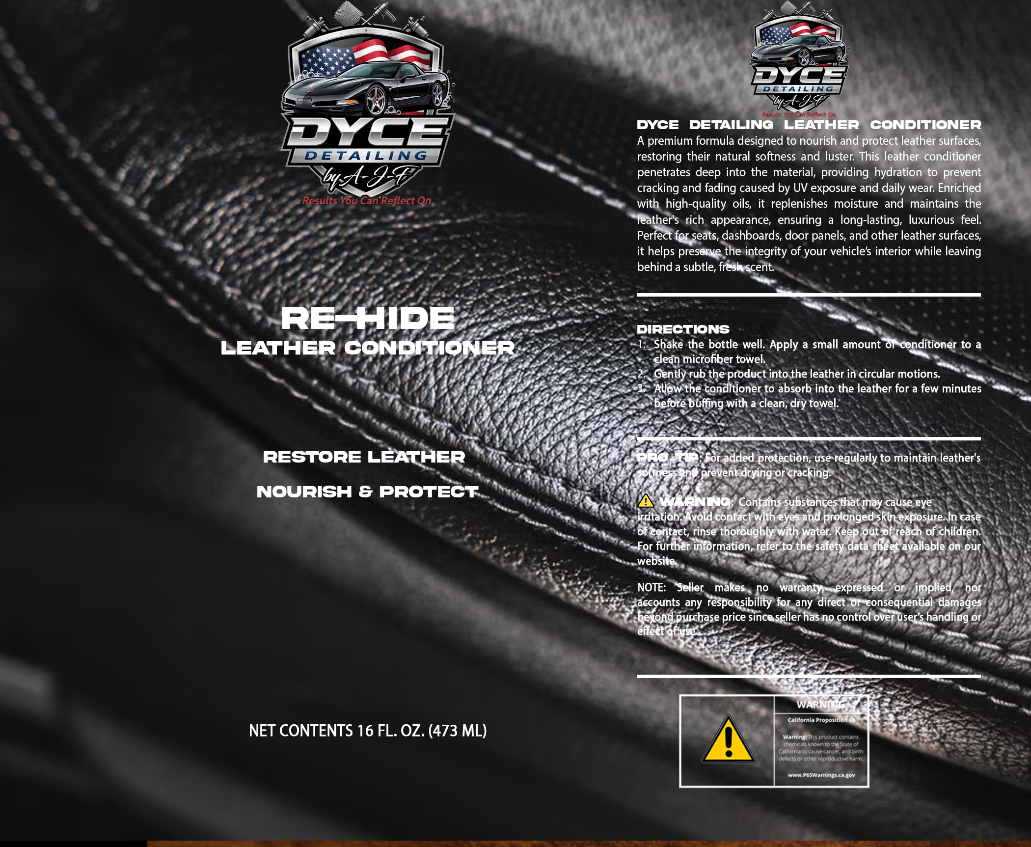 Re-Hide Leather Conditioner